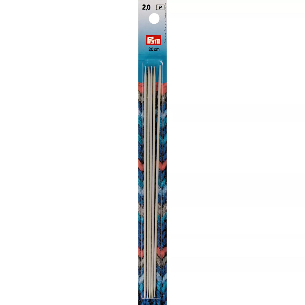 Aiguilles tricot 2 pointes alu 20 cm PRYM ou PONY