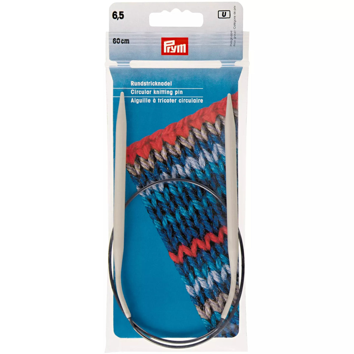 Aiguilles circulaires tricot alu 2 à 10 mm - 40 à 80 cm PRYM, PONY et COSE