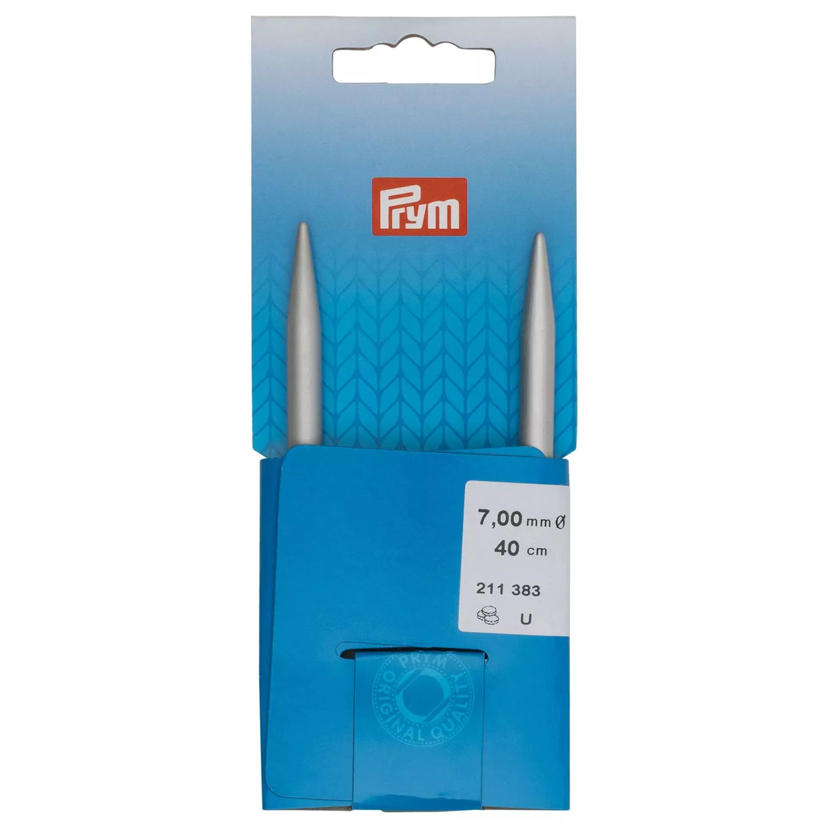 Aiguilles circulaires tricot alu 2 à 10 mm - 40 à 80 cm PRYM, PONY et COSE