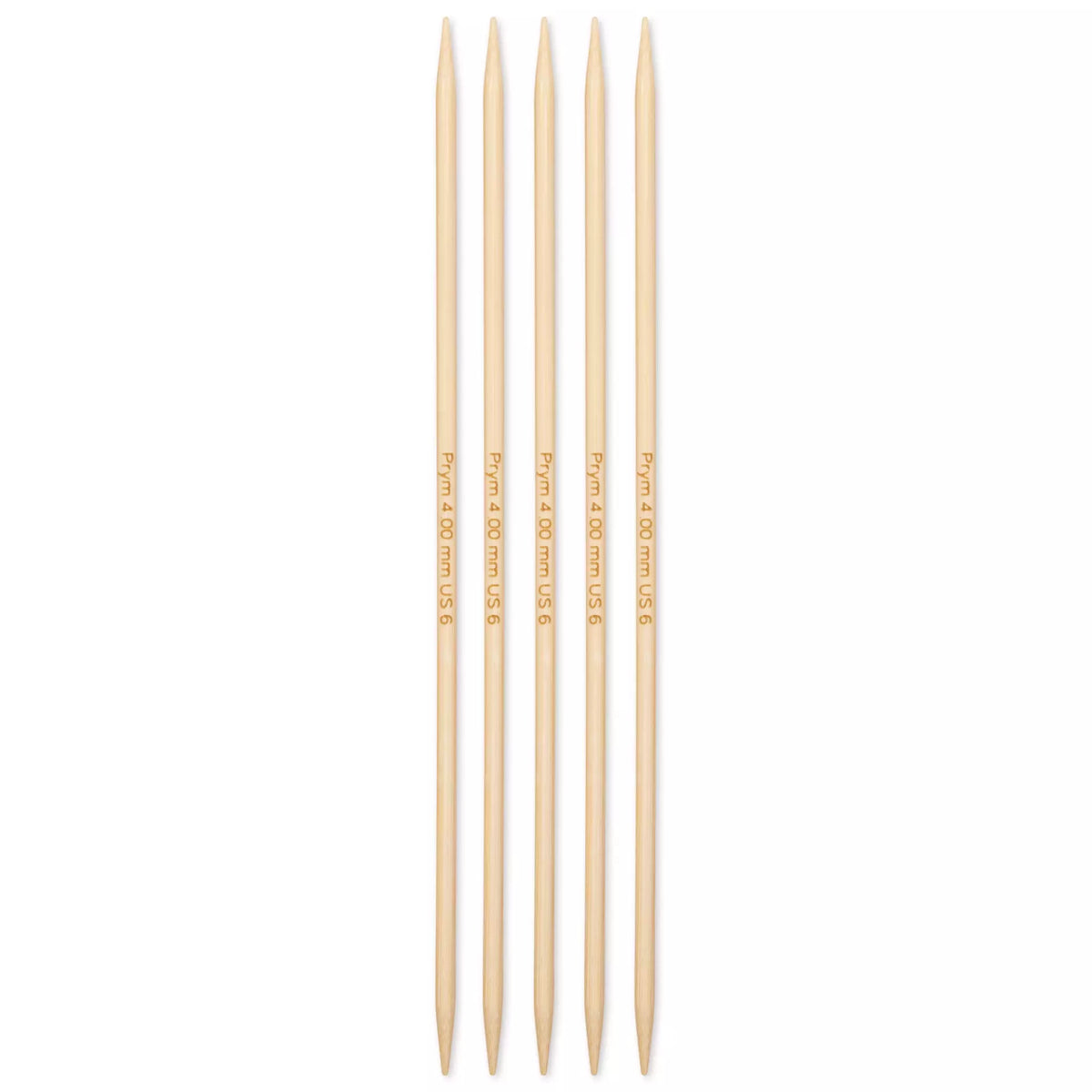 Aiguilles tricot 2 pointes bambou 20 cm PRYM