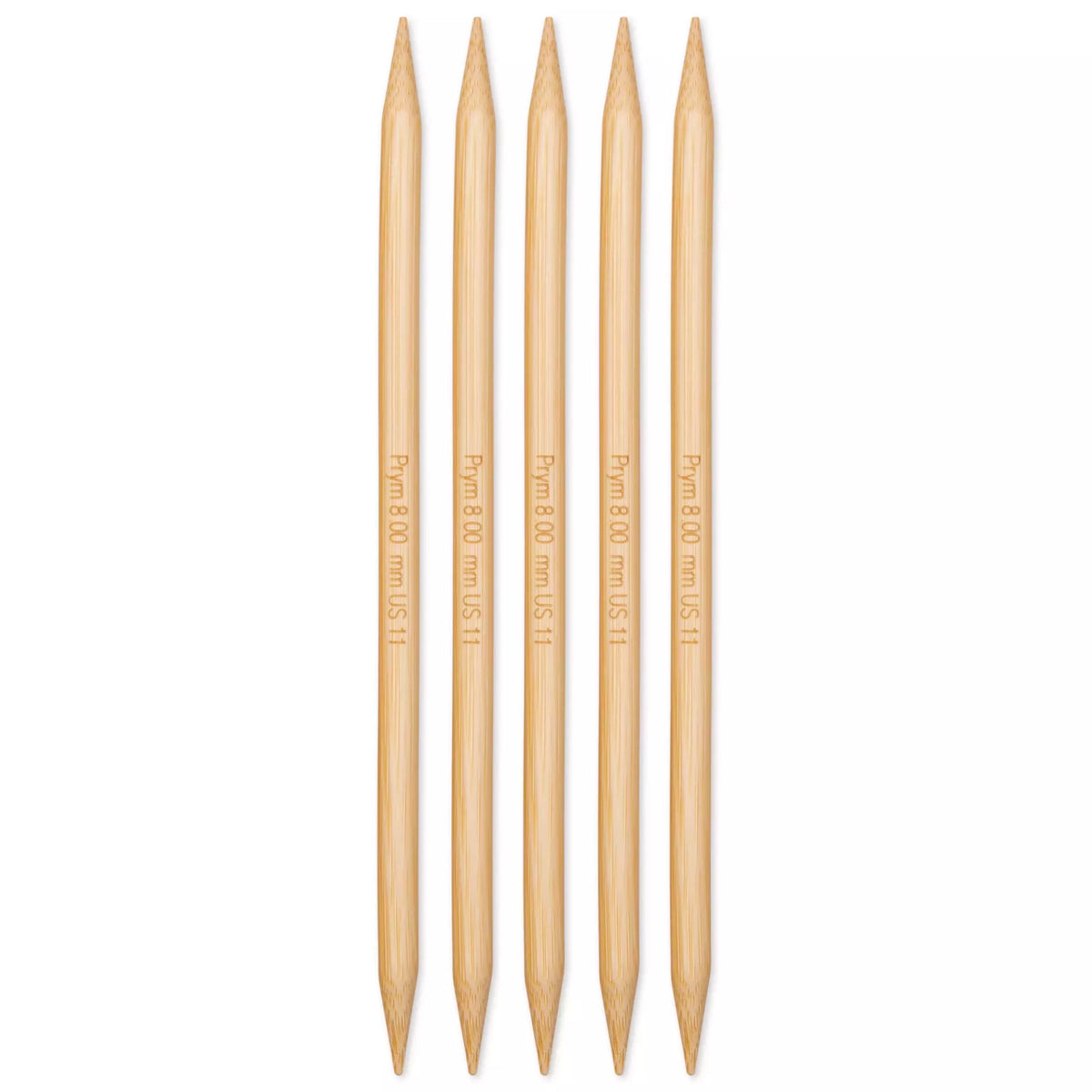 Aiguilles tricot 2 pointes bambou 20 cm PRYM