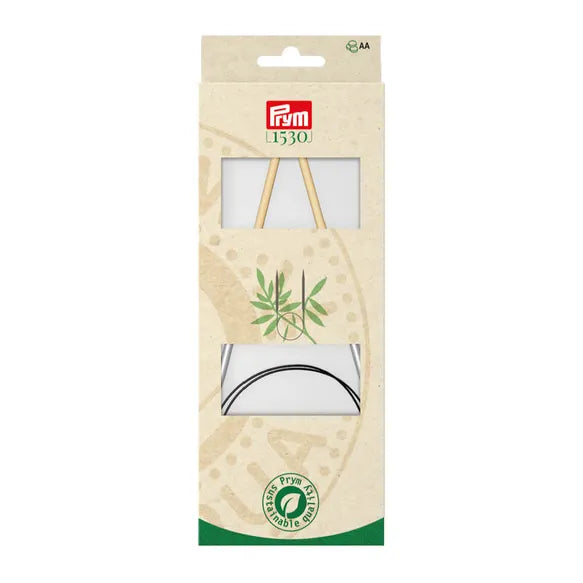 Aiguilles circulaires tricot Bambou de 2.5 à 10 mm - 80 cm PRYM