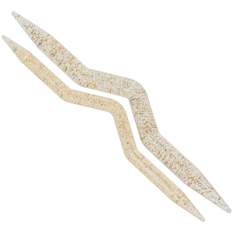 Aiguilles torsades pour point natte 7 & 10 mm ADDI