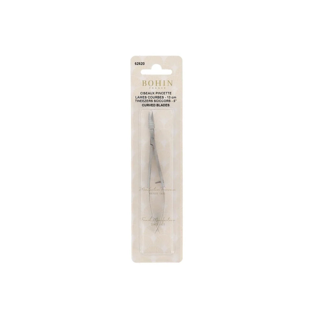 Ciseaux pincettes courbes 13 cm BOHIN