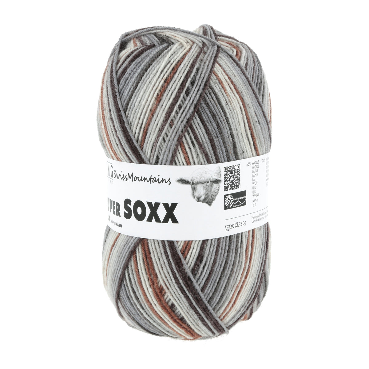 Super soxx color silk 4-fils LANG YARNS