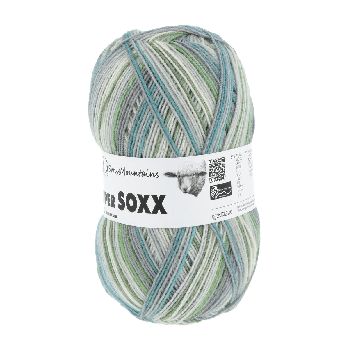 Super soxx color silk 4-fils LANG YARNS