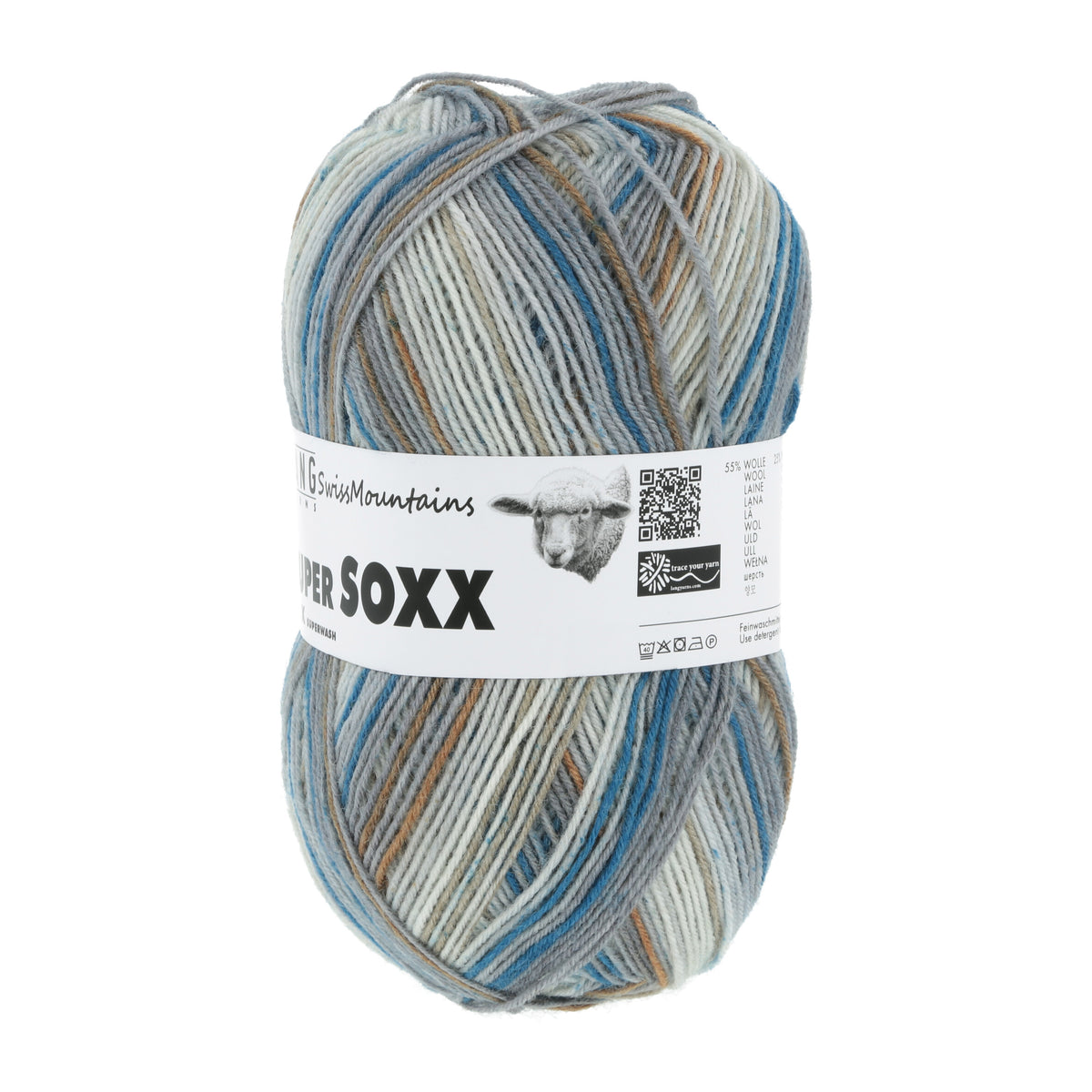 Super soxx color silk 4-fils LANG YARNS