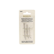 Aiguilles à pointes courbées en métal - Lot de 3 tailles BOHIN