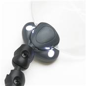 loupe mains-libres lumineuse avec bras flexible