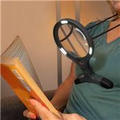 Loupe mains-libres luxe - lumineuse ajustable avec cordonnet CARSON OPTICAL