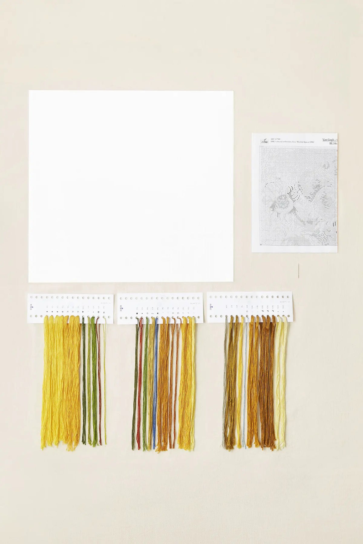 Kit Point de croix compté Tournesols de Van Gogh DMC