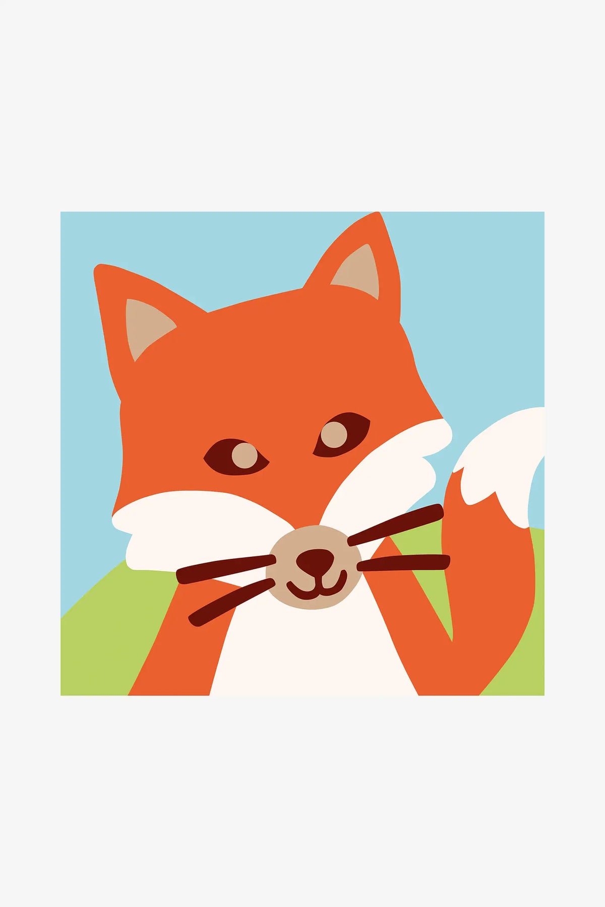 Kit canevas gros trous kids Le renard DMC
