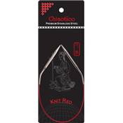 Aiguilles circulaires Red Lace acier 3,5 mm (de 23 à 120 cm) CHIAOGOO