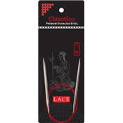 Aiguilles circulaires Red Lace acier 3,5 mm (de 23 à 120 cm) CHIAOGOO