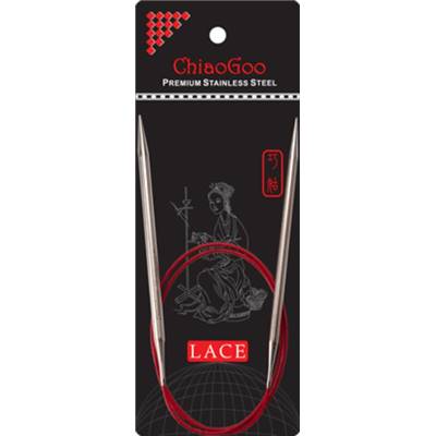 Aiguilles circulaires Red Lace acier 2,25 mm (de 23 à 120 cm) CHIAOGOO