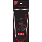 Aiguilles circulaires Red Lace acier 10 mm (de 60 à 100 cm) CHIAOGOO