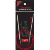 Aiguilles circulaires Red Lace acier 3,5 mm (de 23 à 120 cm) CHIAOGOO