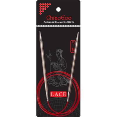 Aiguilles circulaires Red Lace acier 4,5 mm (de 23 à 120 cm) CHIAOGOO
