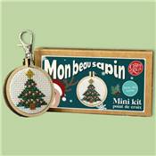 Mini-kit point de croix Mon beau sapin