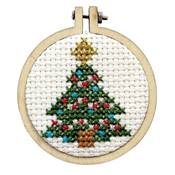 Mini-kit point de croix Mon beau sapin