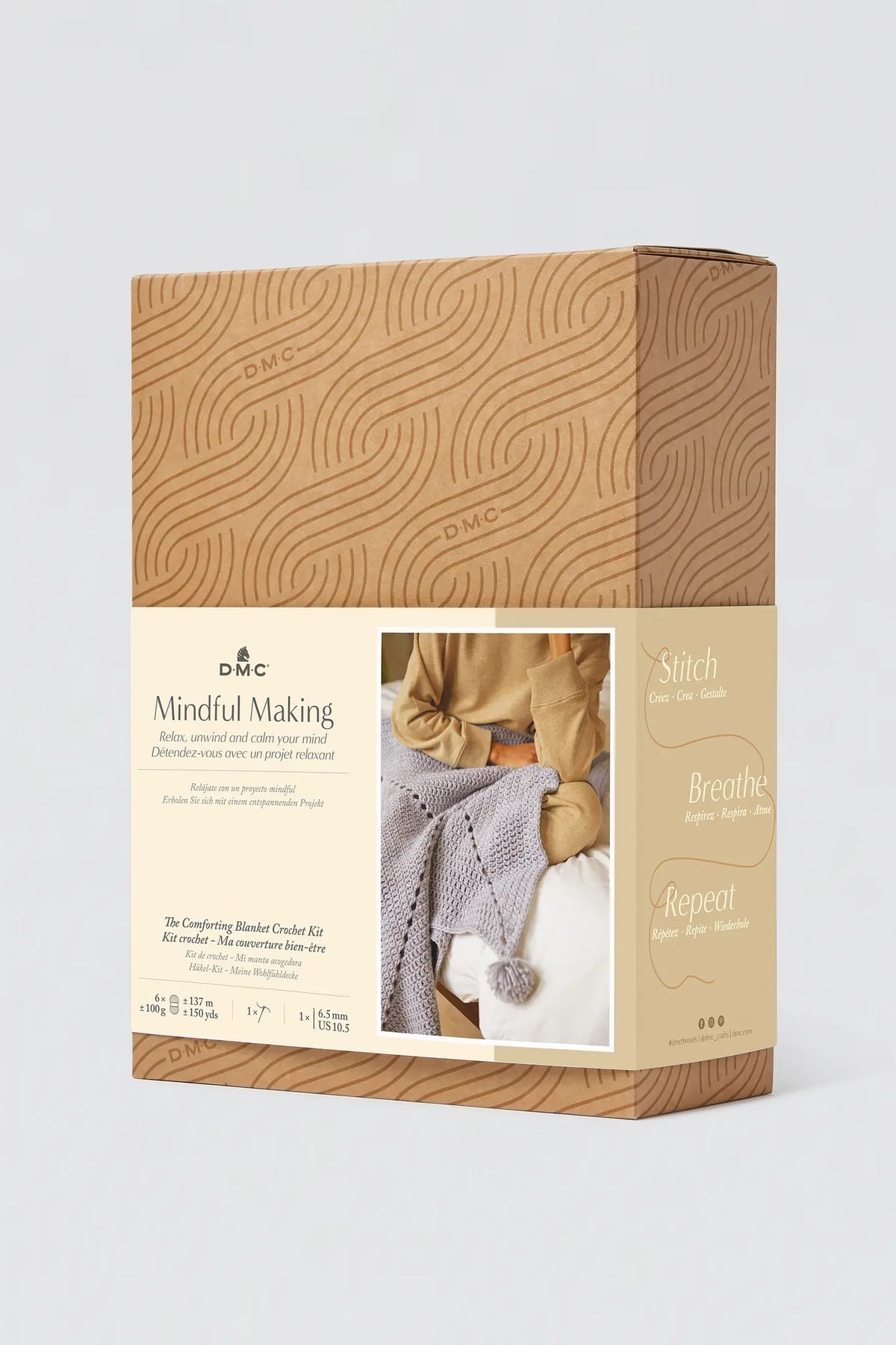 Kit crochet Ma couverture Bien-Être DMC