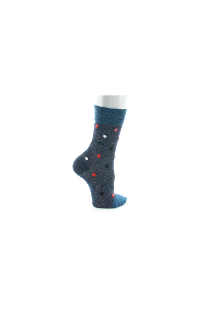 Children's socks Night flight of wild cranes