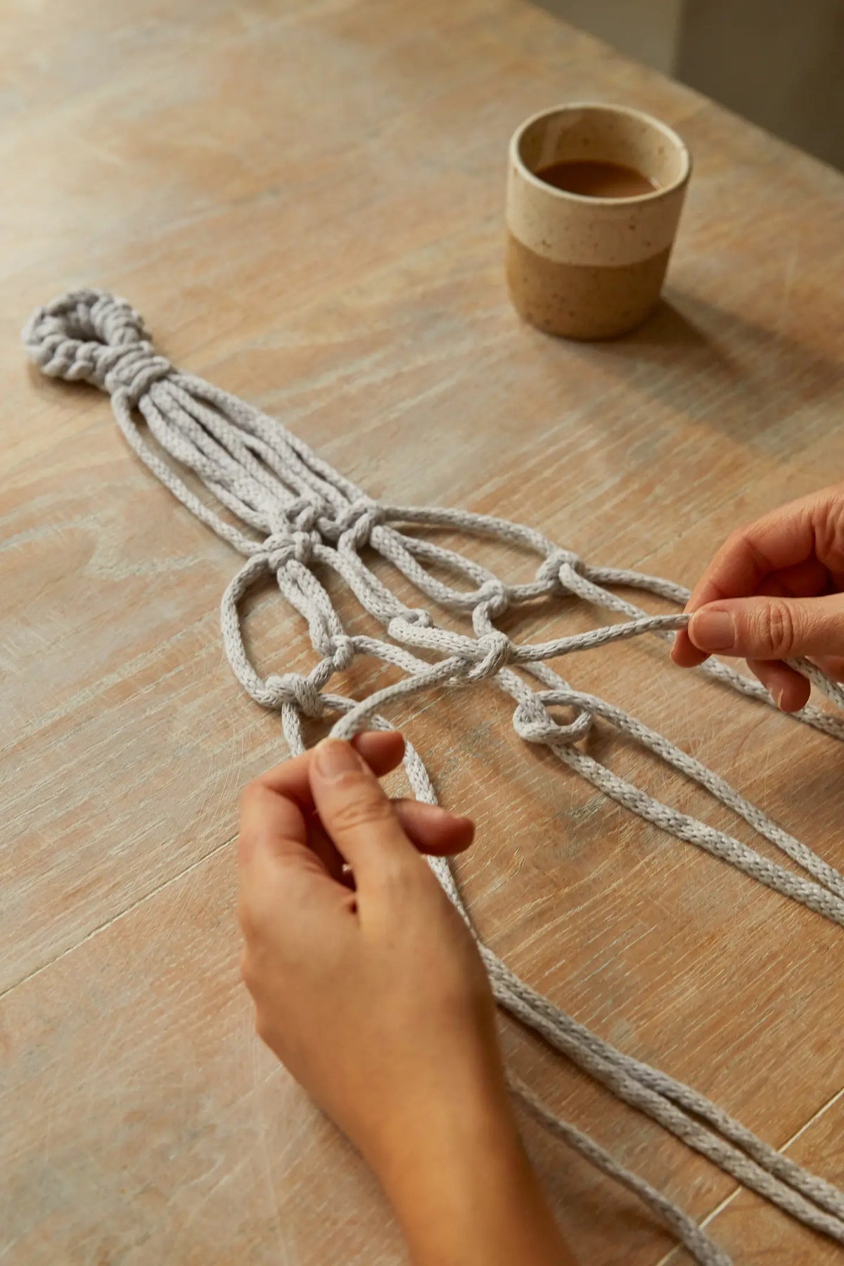 Kit Macramé - Suspensions en équilibre DMC