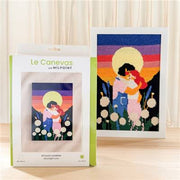 Kit canevas Amours lunaires 20 x 30 cm MILPOINT