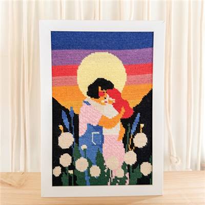 Kit canevas Amours lunaires 20 x 30 cm MILPOINT