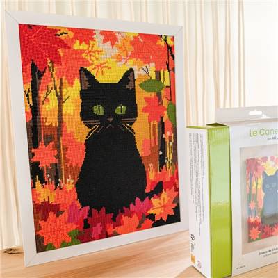 Kit canevas Emeraude d'automne 30 x 40 cm MILPOINT
