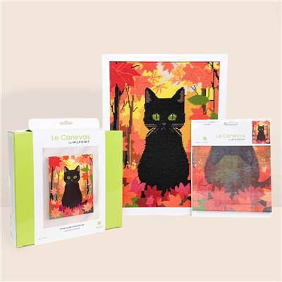Kit canevas Emeraude d'automne 30 x 40 cm MILPOINT
