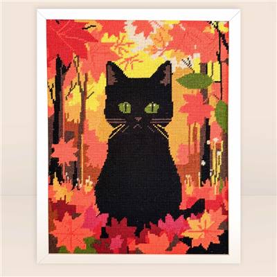Kit canevas Emeraude d'automne 30 x 40 cm MILPOINT