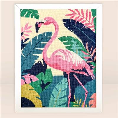 Kit canevas Flamand tropical 30 x 40 cm MILPOINT