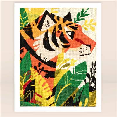 Kit canevas Chasseur silencieux 30 x 40 cm MILPOINT