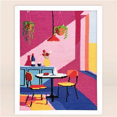 Kit canevas Tête à tête 30 x 40 cm MILPOINT