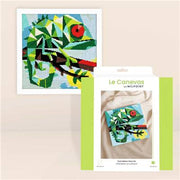 Kit canevas Caméléon perché 30 x 30 cm MILPOINT