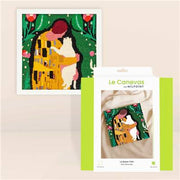 Kit canevas Le baiser félin 30 x 30 cm MILPOINT