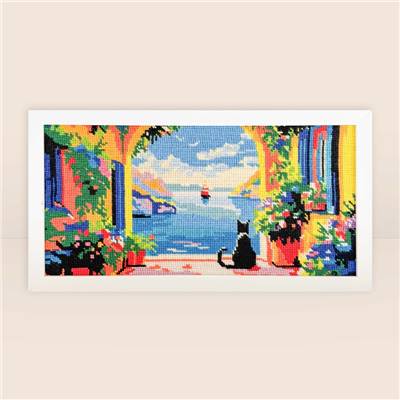 Kit canevas Le gardien de la baie 40 x 20 cm MILPOINT