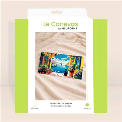 Kit canevas Le gardien de la baie 40 x 20 cm MILPOINT