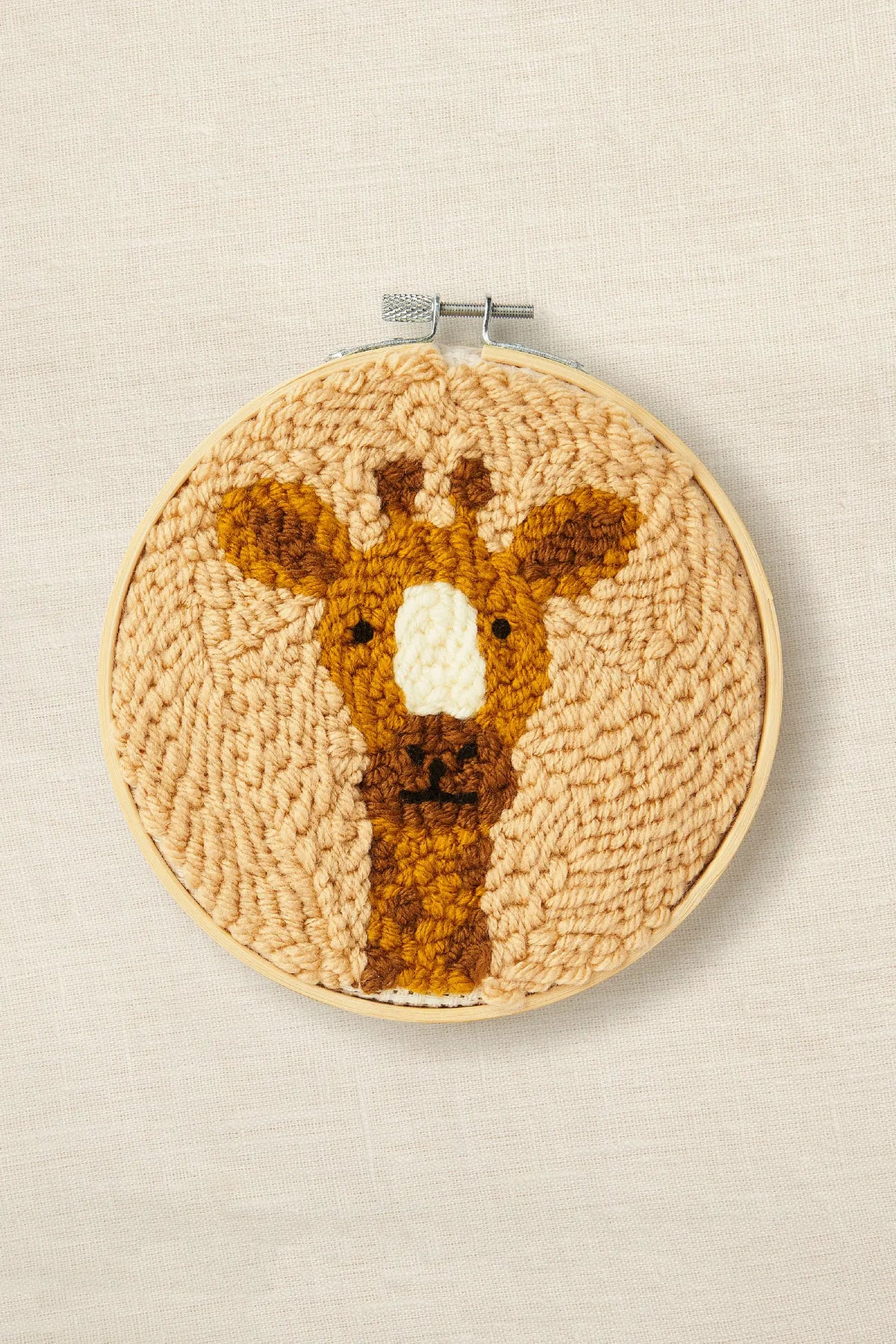 Kit Punch needle Georgette la girafe DMC