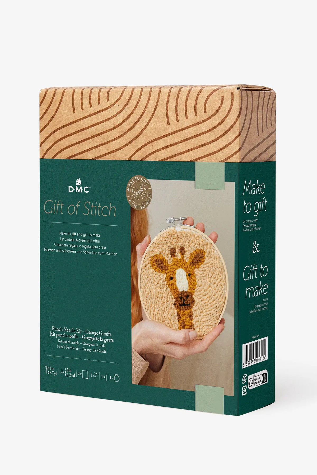Kit Punch needle Georgette la girafe DMC