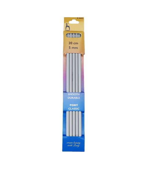 Aiguilles tricot 2 pointes alu 20 cm PRYM ou PONY