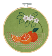 Kit Broderie traditionnelle Les Oranges DMC