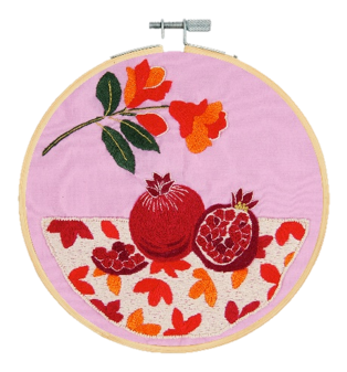 Kit Broderie traditionnelle Les Grenades DMC