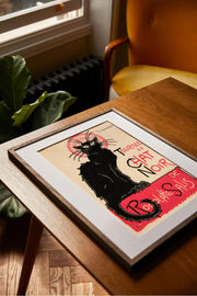 Kit point de croix "Tournée du chat noir" de Théophile-Alexandre Steinlen DMC