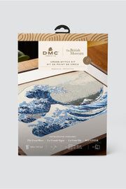 Kit point de croix "La grande vague" de Katsushika Hokusai DMC