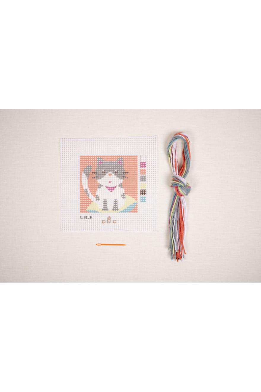 Kit tapisserie Maya le chat DMC