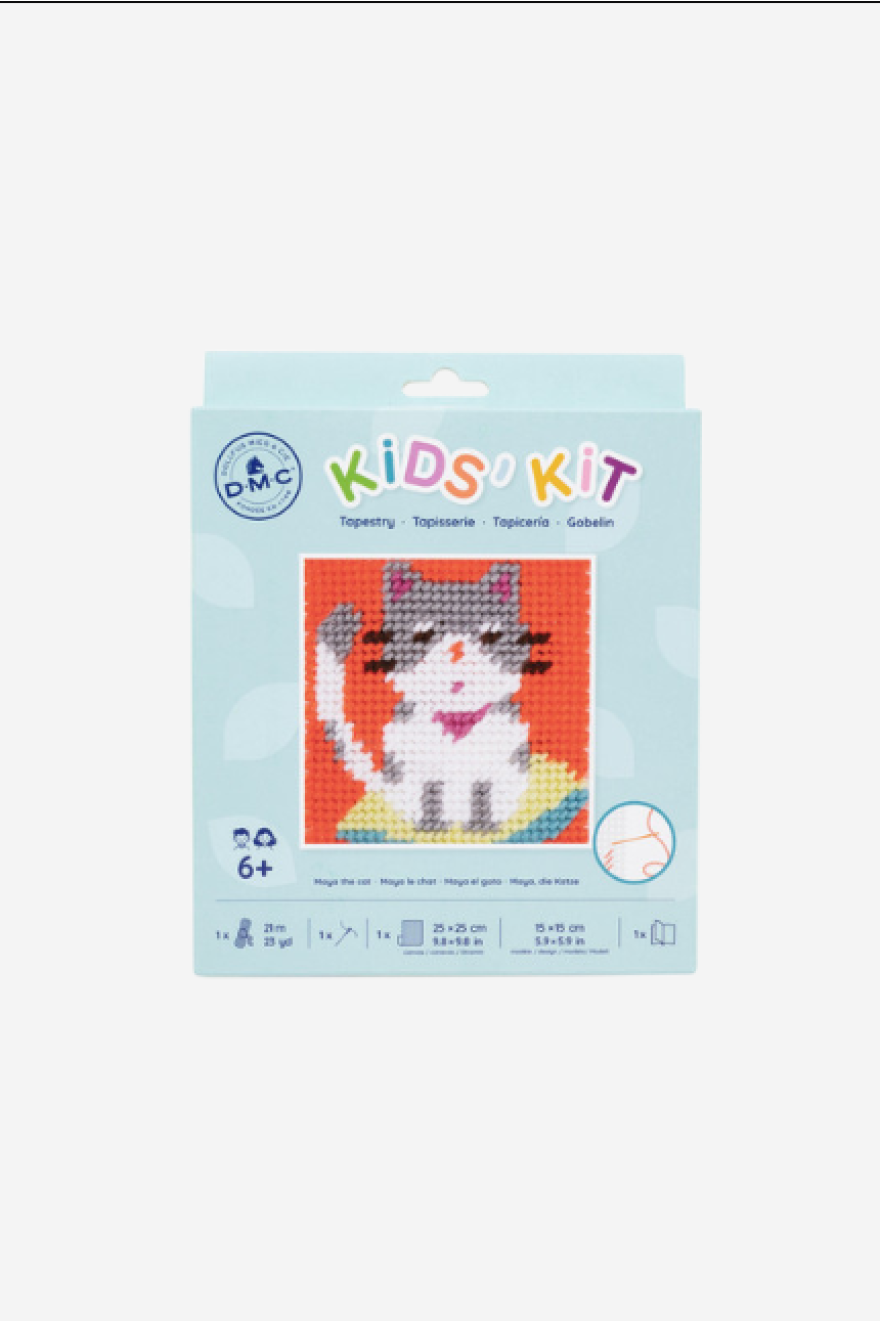 Kit tapisserie Maya le chat DMC