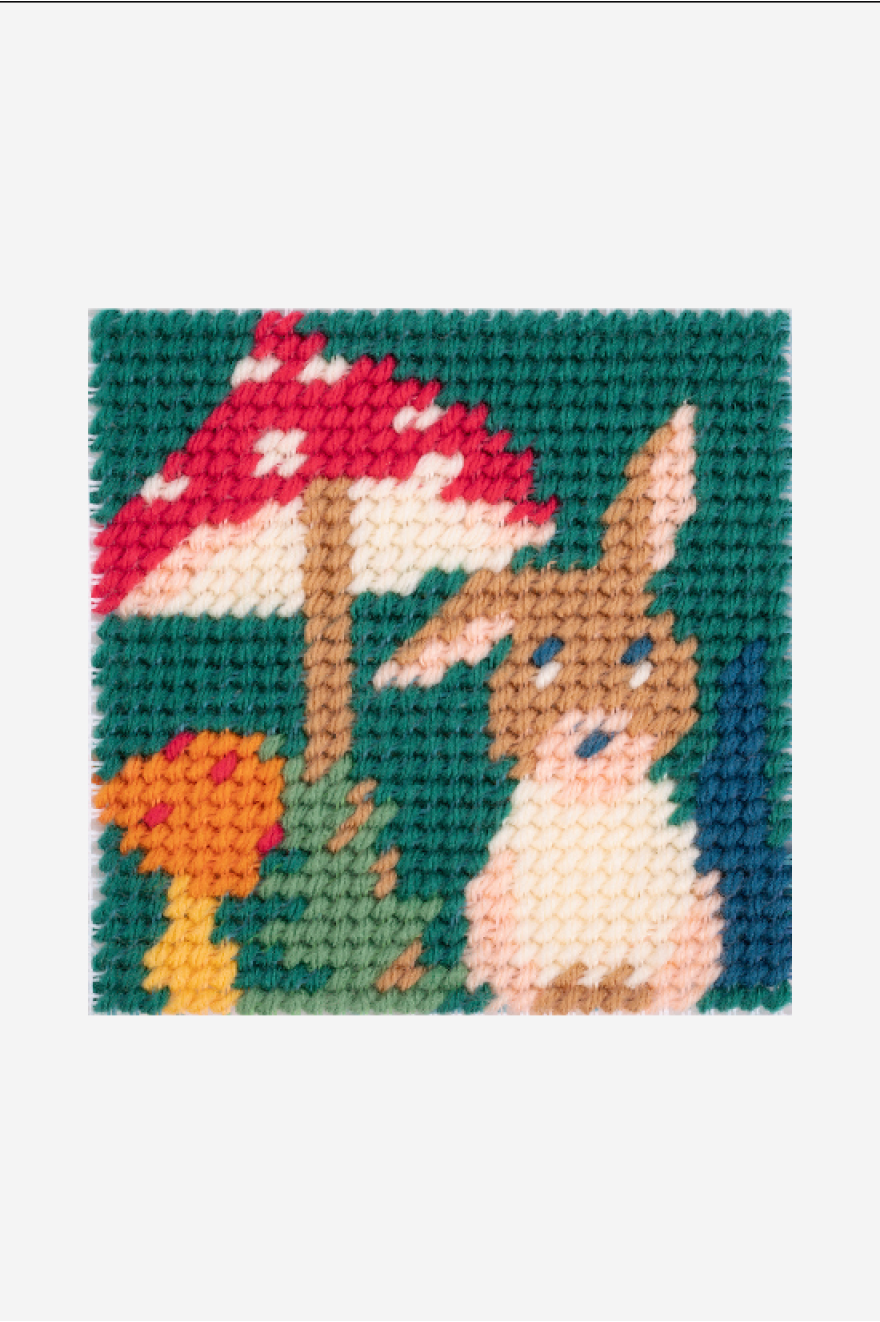 Kit tapisserie Alain le lapin DMC