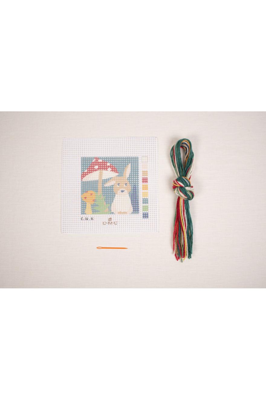 Kit tapisserie Alain le lapin DMC